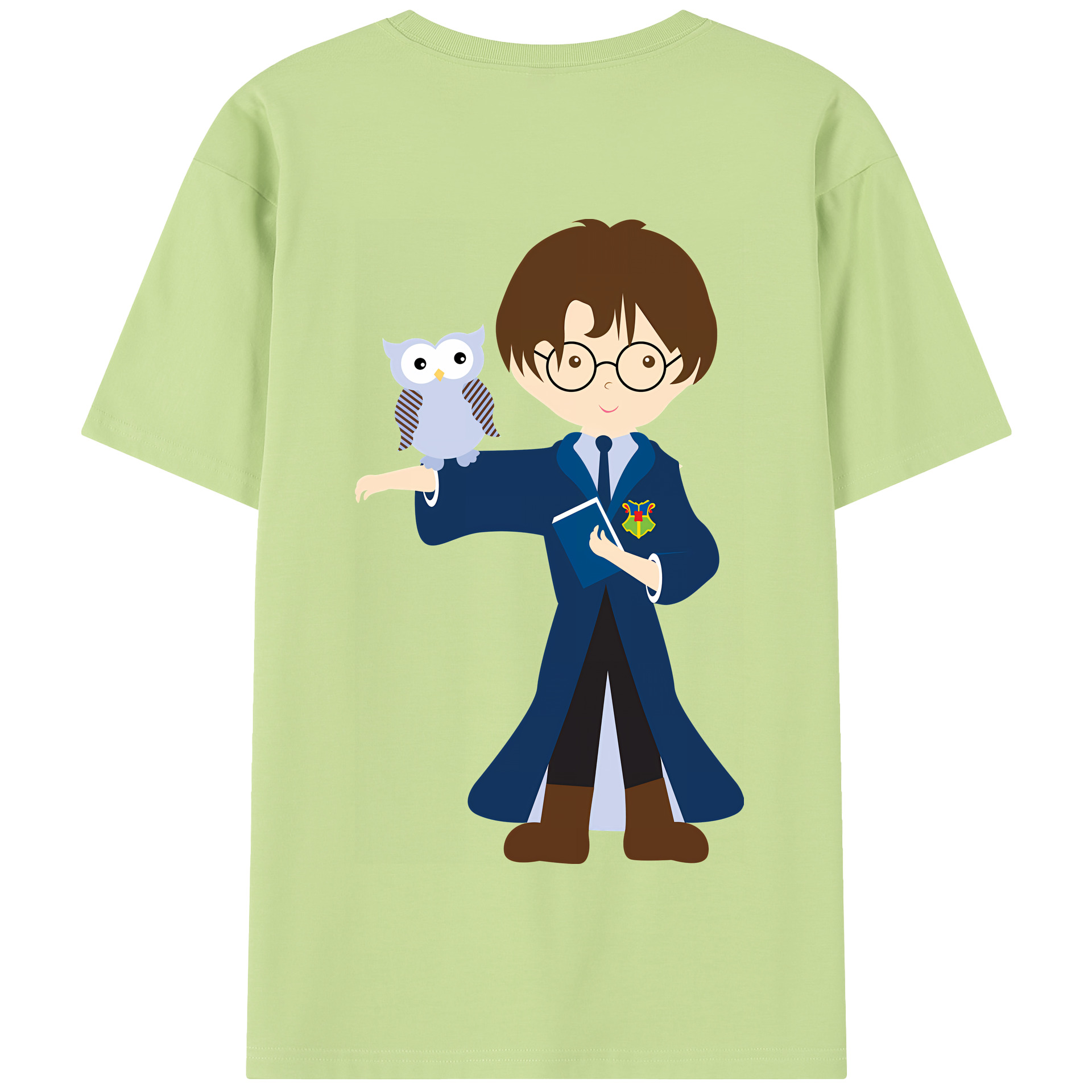 （画像用） Harry Potter ハリー・ポッターシリーズ 綿100％半袖Tシャツ（背面プリント）